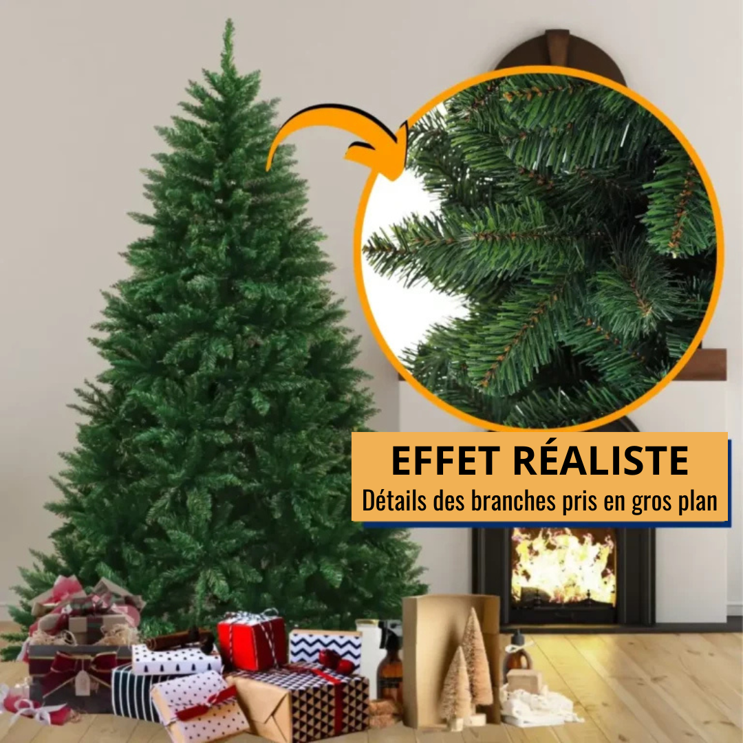 FairyTrees Sapin de Noël Artificiel 180cm - 70% OFF